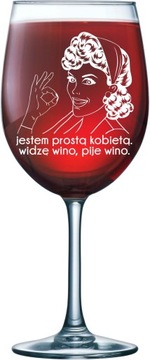 Szklanka kieliszek do wina z grawerem na PREZENT