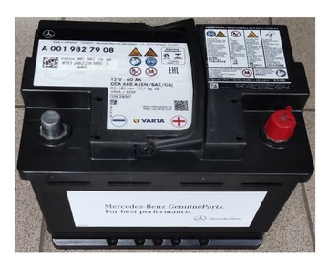 Akumulator (OE) MERCEDES 60Ah 660A Start-Stop AGM