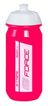 FORCE STRIPE BIDON ROWEROWY 0.5L TACX RÓŻOWO-BIAŁY