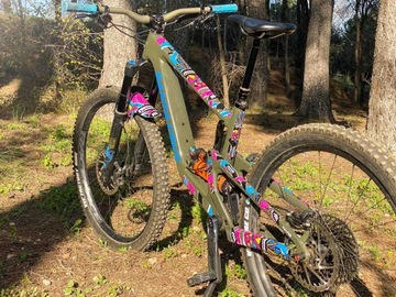 Защитная крышка наклейки для рамы MTB велосипеда AMS - Freeride Fiesta 2023