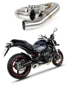 CB 600F HORNET PC41 2007 - 2013 Racing Down Pipe Mid pipe DOMINATOR