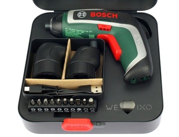 ОТВЕРТКА IXO 7 BOSCH + 10 БИТ + 3 АДАПТЕРА