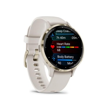 Умные часы Garmin Venu 3S, кремовые