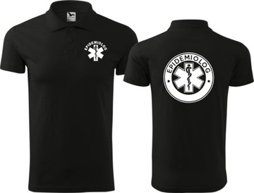 Męska Koszulka Polo Epidemiolog bawełna Jakość