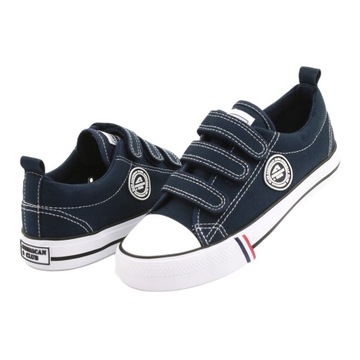 Niebieskie Tkanina Buty American Club r.36