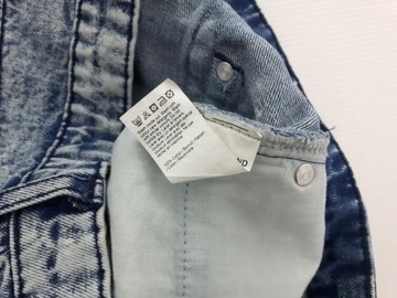 RIVER ISLAND jeansowe KRÓTKIE SPODENKI z dziurami MODNE _ 36