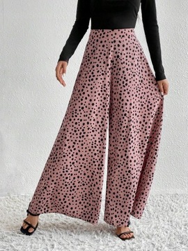 БРЮКИ PALAZZO BOHO DALMATIAN CASUAL SHEIN TALL M