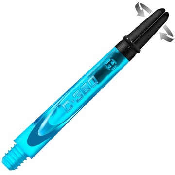 Shafty Harrows Carbon 360 Aqua Blue Niebieski Midi