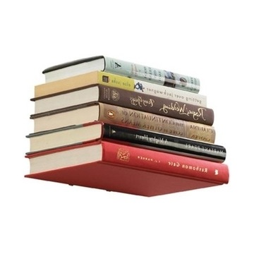 НЕВИДИМАЯ ПОЛКА ДЛЯ КНИГ ЧЕРНАЯ 80x150x170x2