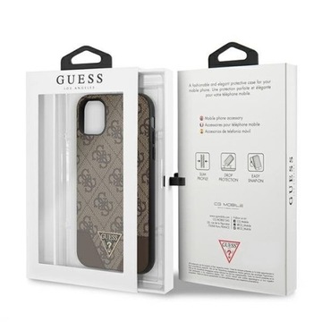 Оригинальный чехол GUESS для Apple iPhone 11, коричневый