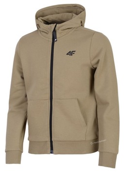 4F OCIEPLANA CHŁOPIĘCA BLUZA ROZPINANA Z KAPTUREM / rozm 164
