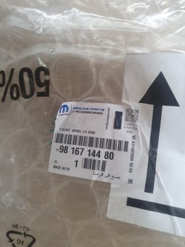 9816714480 BLATNÍK PŘEDNÍ LEVÝ CITROEN C4 PICASSO II 2 2013-2022 5-O