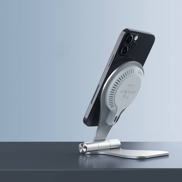 Nillkin podstawka stojak z ładowarką bezprzewodową MagSafe 15W szary