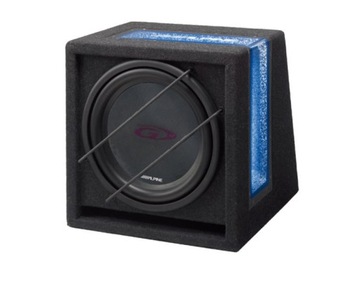 Subwoofer ALPINE SBG-1244BR w skrzyni Bass Reflex