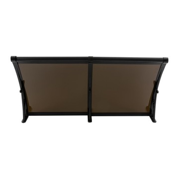 Арочные козырьки, дождевик на входные двери 120*60см черный