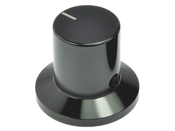 GAŁKA ALUMINIOWA CZARNA POŁYSK 30X26MM