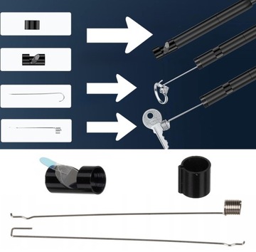 Камера для осмотра эндоскопа, длинный кабель, 2 м. Светодиодные индикаторы USB Type-C