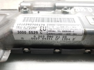 MERCEDES-BENZ C-CLASS LEVÝ 2005 COUPE A2038602105