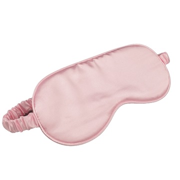 SATYNOWA MIĘKKA OPASKA NA OCZY MASKA DO SPANIA