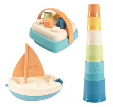 SMOBY Little Green Set Лодочная башня-сортировщик из биопластика