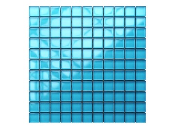 MOZAIKA SZKLANA NIEBIESKA AZUL BLUE BŁĘKITNA 8mm