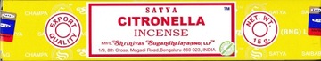 INDYJSKIE KADZIDEŁKA PYŁKOWE SATYA CITRONELLA 15g