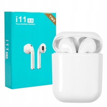 SŁUCHAWKI BEZPRZEWODOWE BLUETOOTH i11 TWS DO IOS ANDROID