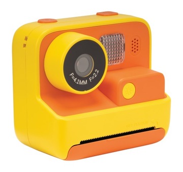 Детская камера моментальной печати Redleaf PicMe с принтером - желтая
