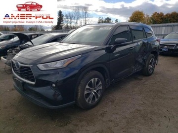Toyota Highlander III 2020 Toyota Highlander 2020r., XLE, od ubezpieczalni 2.5 Hybryda 243KM