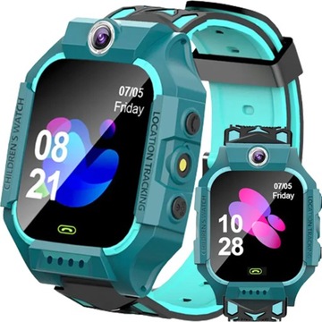 SMARTWATCH DLA DZIECI I MŁODZIEŻY LOKALIZATOR GPS SOS OPASKA ZEGAREK SIM