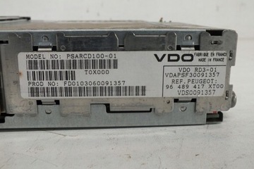Peugeot 307 RADIO CD RD3-01 96489417XT
