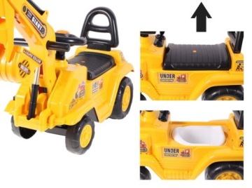 БОЛЬШОЙ ЭКСКАВАТОР ПОДВИЖНЫЙ КОВШ 25 КГ + ГОРШОК