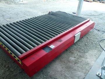 PODNOSNIK NOZYCOWY STOL ROLKI PODAJNIK ROLKOWY