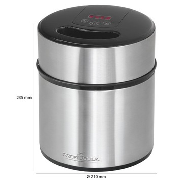 Машина для мороженого ProfiCook PC-ICM 1140, 1800 мл, 1