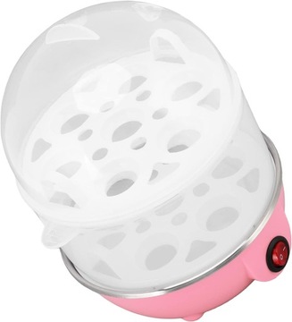 Яйцеварка, яйцеварка для дома, автоматическое отключение еды (розовый)
