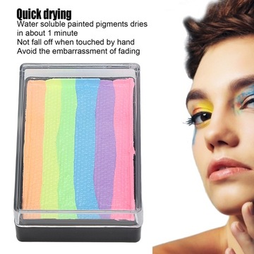 НАБОР КРАСОК ДЛЯ ЛИЦА, 6 ЦВЕТОВ