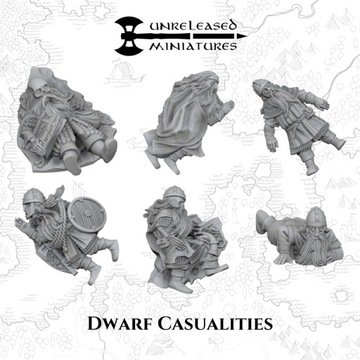 Dwarf Casualities x6 - 3dmonkey