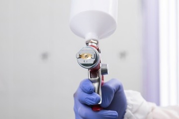 Малярный пистолет для покраски 1,4+1,8+2,5