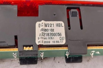 PŘÍDAVNÁ SVĚTLO STOP MERCEDES-BENZ S (W221) 2218200056 3.5L HYBRID 205KW