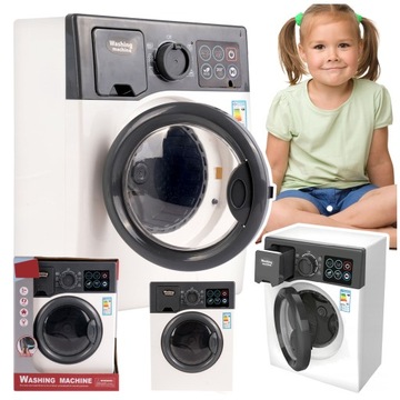 Интерактивная детская стиральная машина с вращающимся барабаном