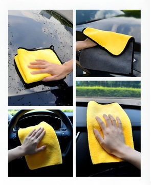 ПУШИСТОЕ ПОЛОТЕНЦЕ ДЛЯ СУШКИ АВТОМОБИЛЯ ТКАНЬ ИЗ МИКРОФИБРЫ 30х60см 500GS