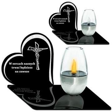 SOLARNY ZNICZ LED STATUETKA NA CMENTARZ GRÓB DUŻA