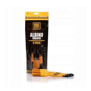Work Stuff ALBINO ORANGE 3 PACK zestaw 3 pędzli do FELG