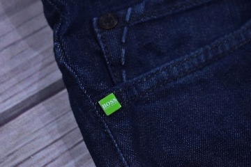 HUGO BOSS Green Męskie Spodnie Jeansowe W32 L34