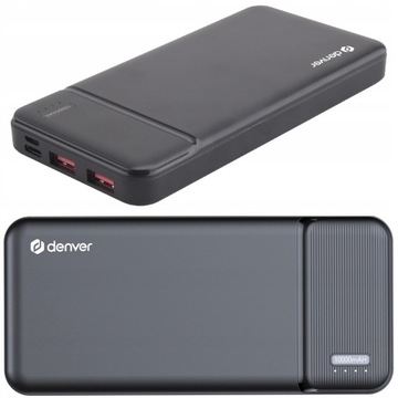 POWERBANK DO TELEFONU 10000mAh QC moc 18W Denver