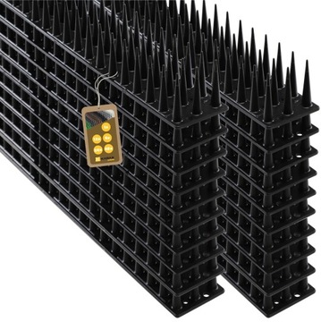 KOLCE NA PTAKI GOŁĘBIE PLASTIKOWE 24szt 12,48m