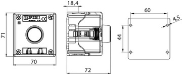 КНОПКА СТАРТ КАССЕТНОГО ПЕРЕКЛЮЧАТЕЛЯ СПАМЕЛ SP22K1/01
