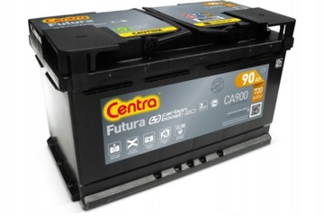 АКУМУЛЯТОР CENTRA 90AH 720A 12V ПРАВА+ FUTURA КАРБОН BOOST 