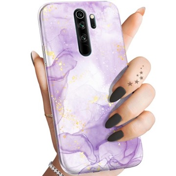 ETUI DO XIAOMI REDMI NOTE 8 PRO WZORY FIOLETOWE FIOLET KSZTAŁTY OBUDOWA