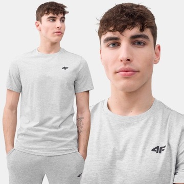 KOSZULKA MĘSKA 4F T-SHIRT BAWEŁNIANY SPORTOWY M706